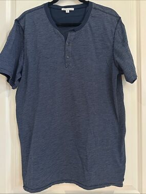 Threads 4 Thought Navy Blue Short-Sleeve Henley